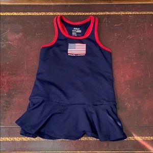 Polo Ralph Lauren US Open Girls Tennis Dress